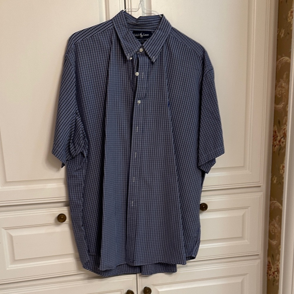 Ralph Lauren Blue Label Plaid Button Down Shirt